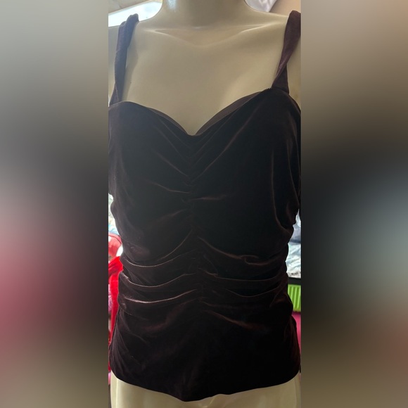 Elegant Velvet Ruched top - Picture 14 of 14
